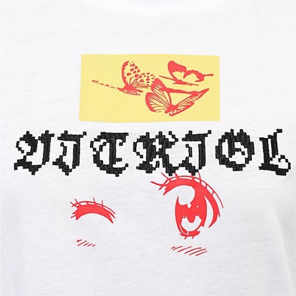 Vitriol women’s Vicky White Long Sleeve T-Shirt. Size large - Picture 3 of 9